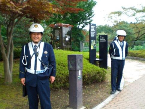 A couple of Japanese policemen